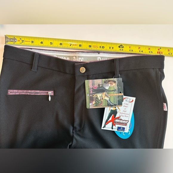 Devon Aire Ladies All-Pro Ribbed Riding Breeches Black Style 500R Size 34R - Picture 7 of 12